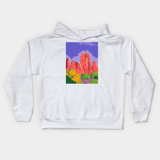 Canyonlands National Park in Moab Utah Utah United States WPA Poster Art Color Kids Hoodie